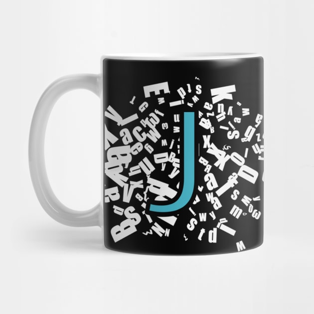 J letter T shirt by osaya